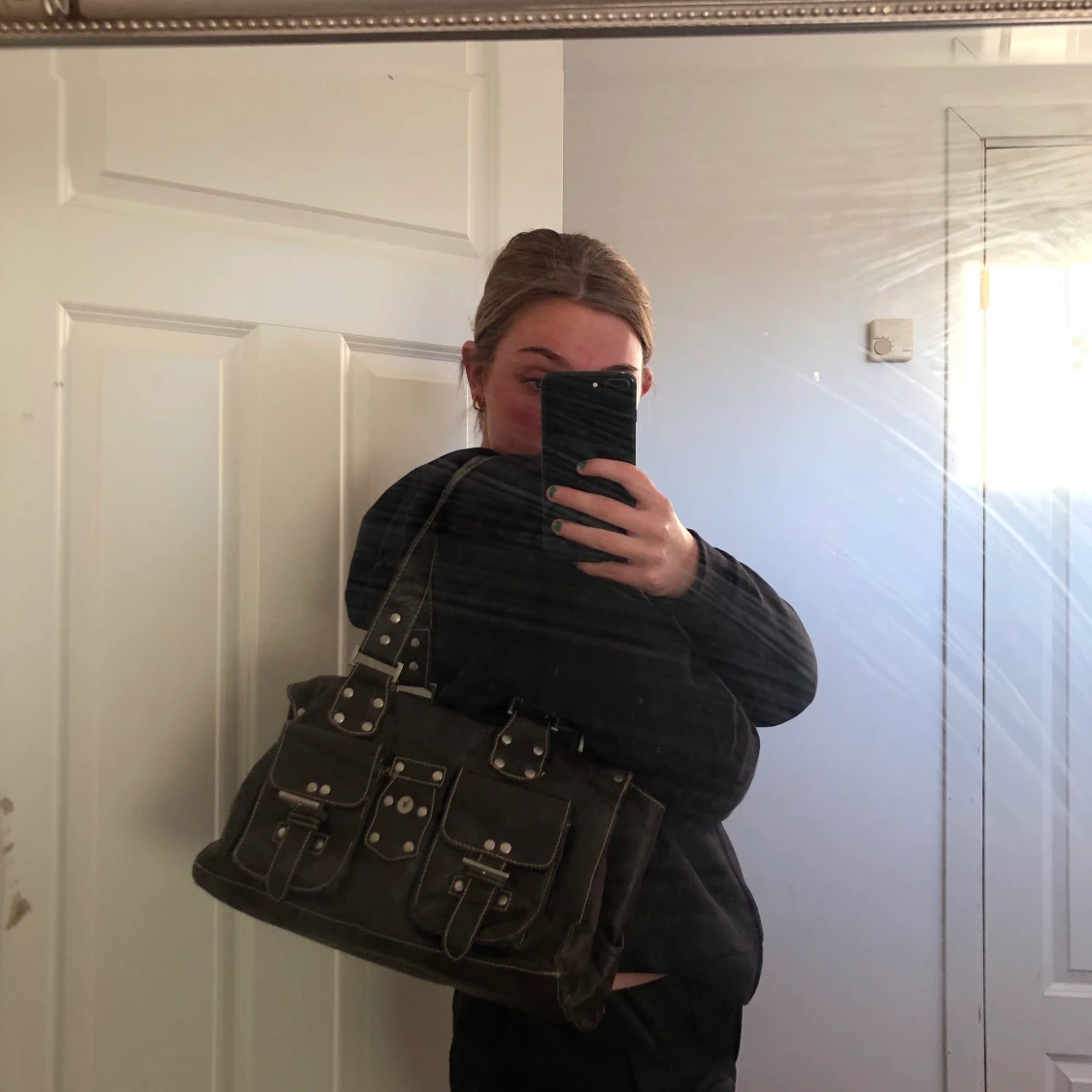 Brun handväska  - 91