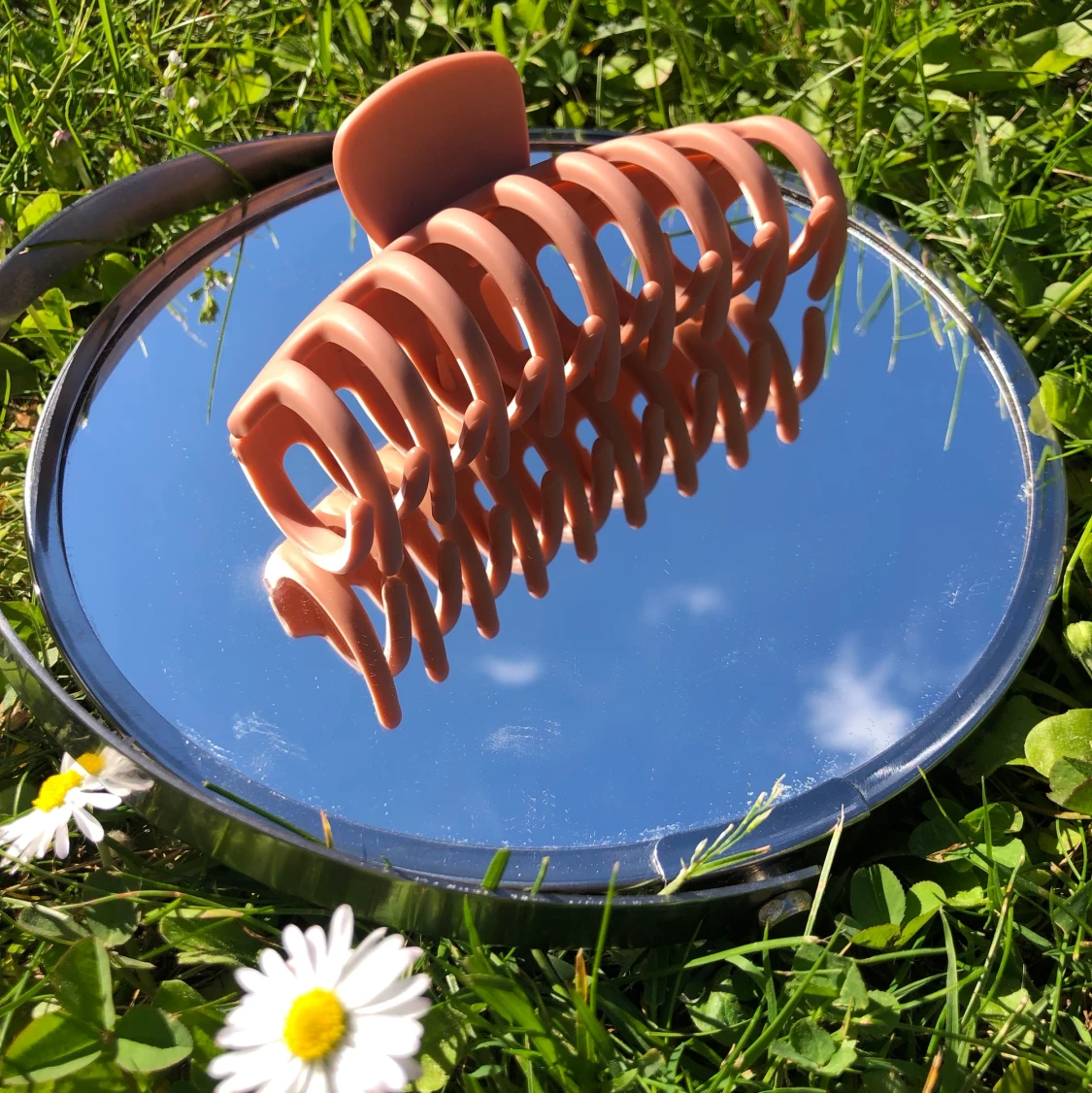 Stor hårklämma💚