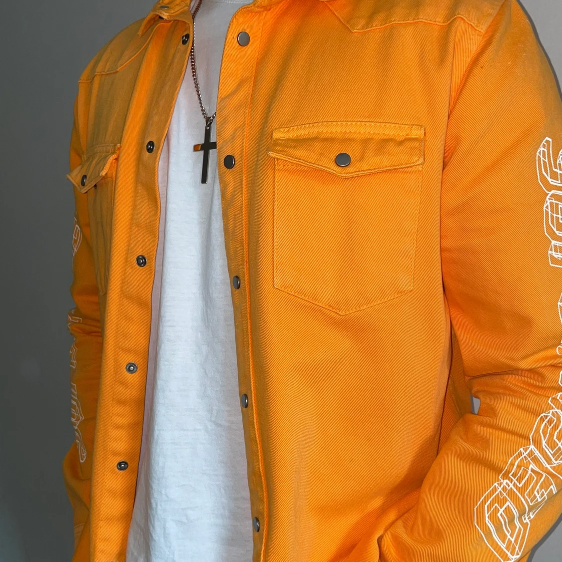 Zara Men’s Jacket (orange) 