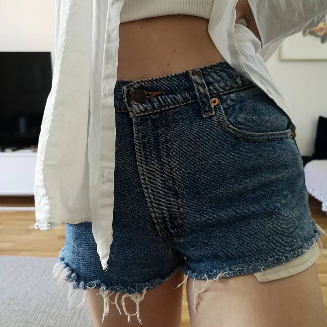 Levi's jeansshorts i storlek S - 91