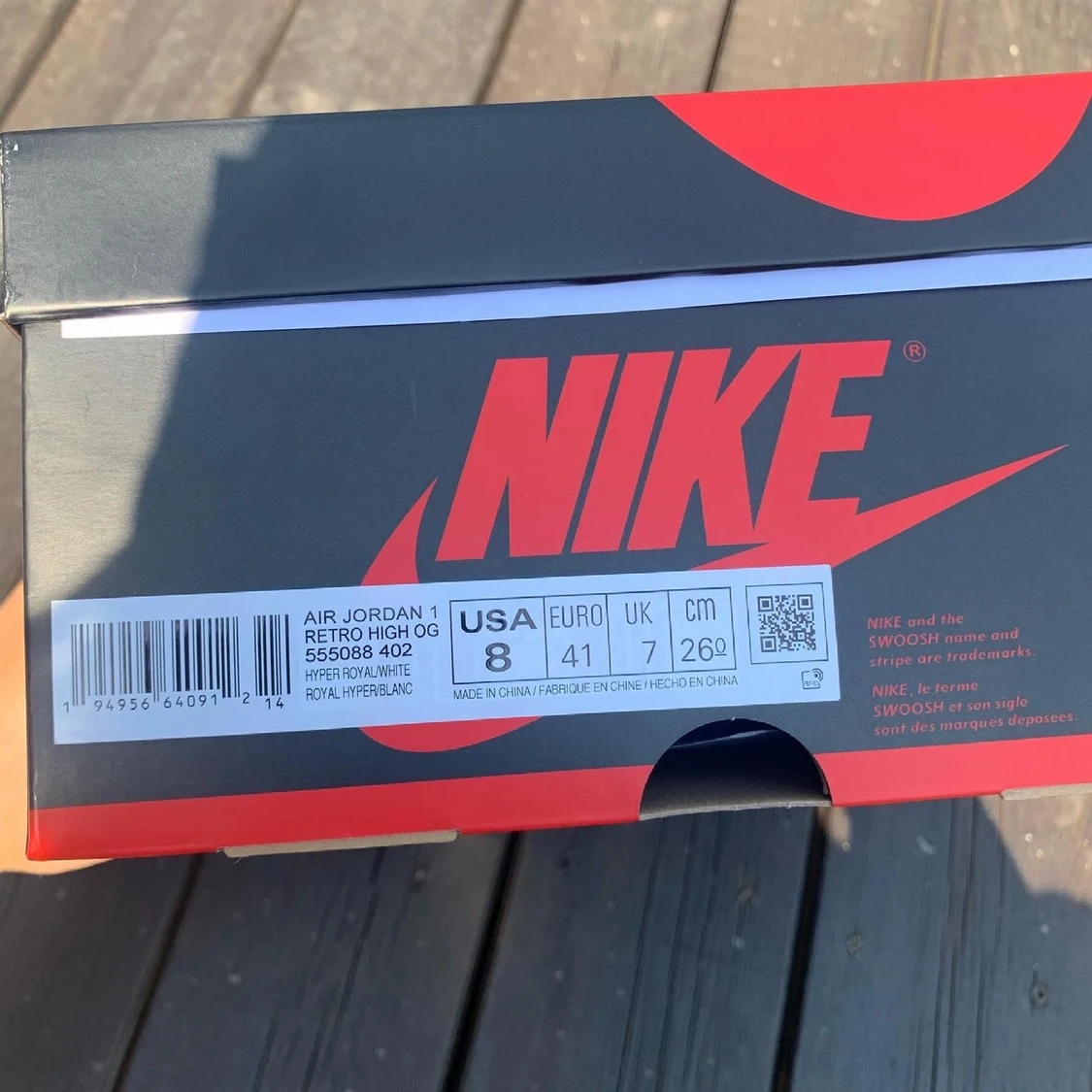 Jordan 1 High Hyper Royal - 91