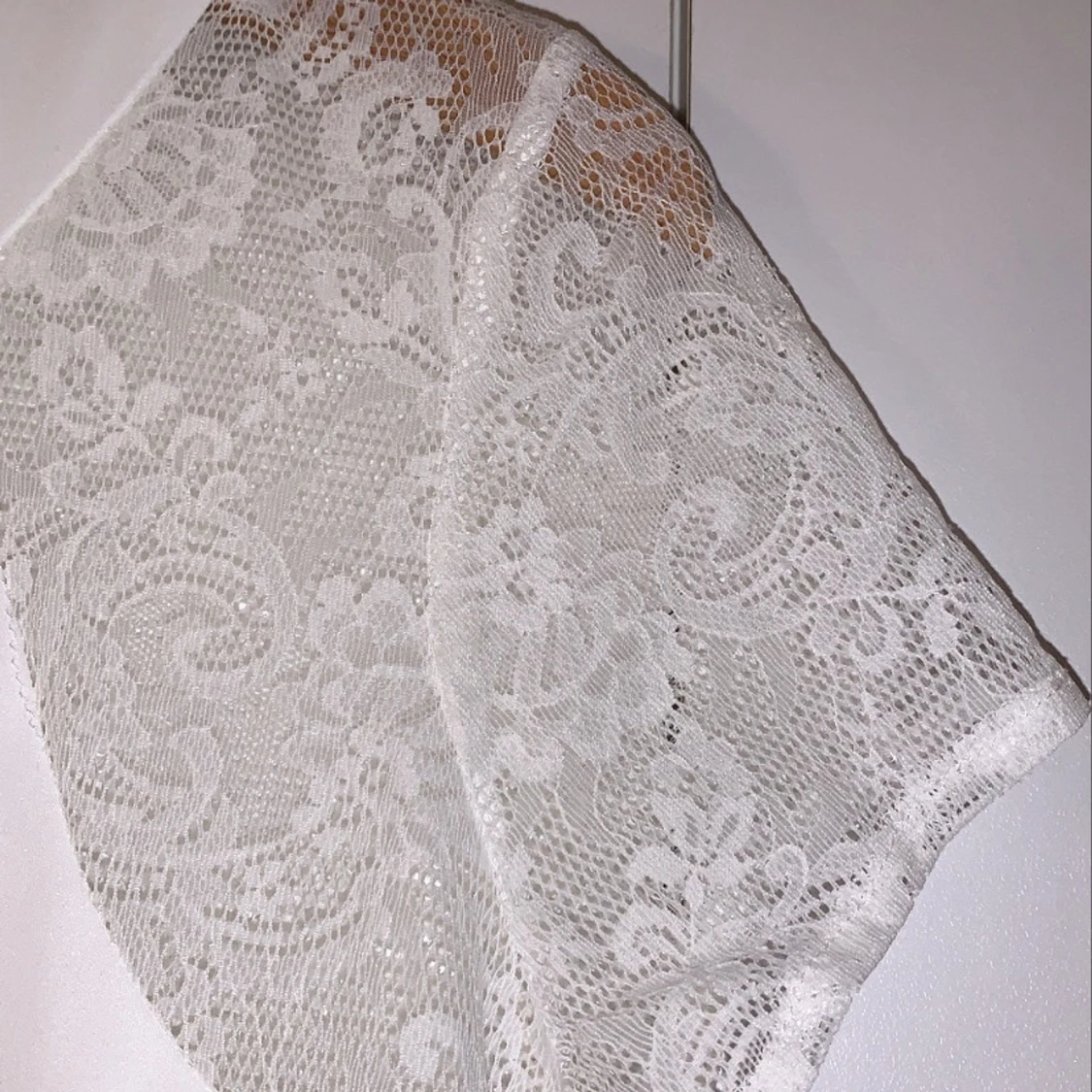 Klänning med spets, strl:L - 90