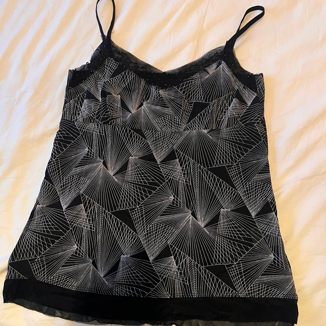 Linne med strass - 91