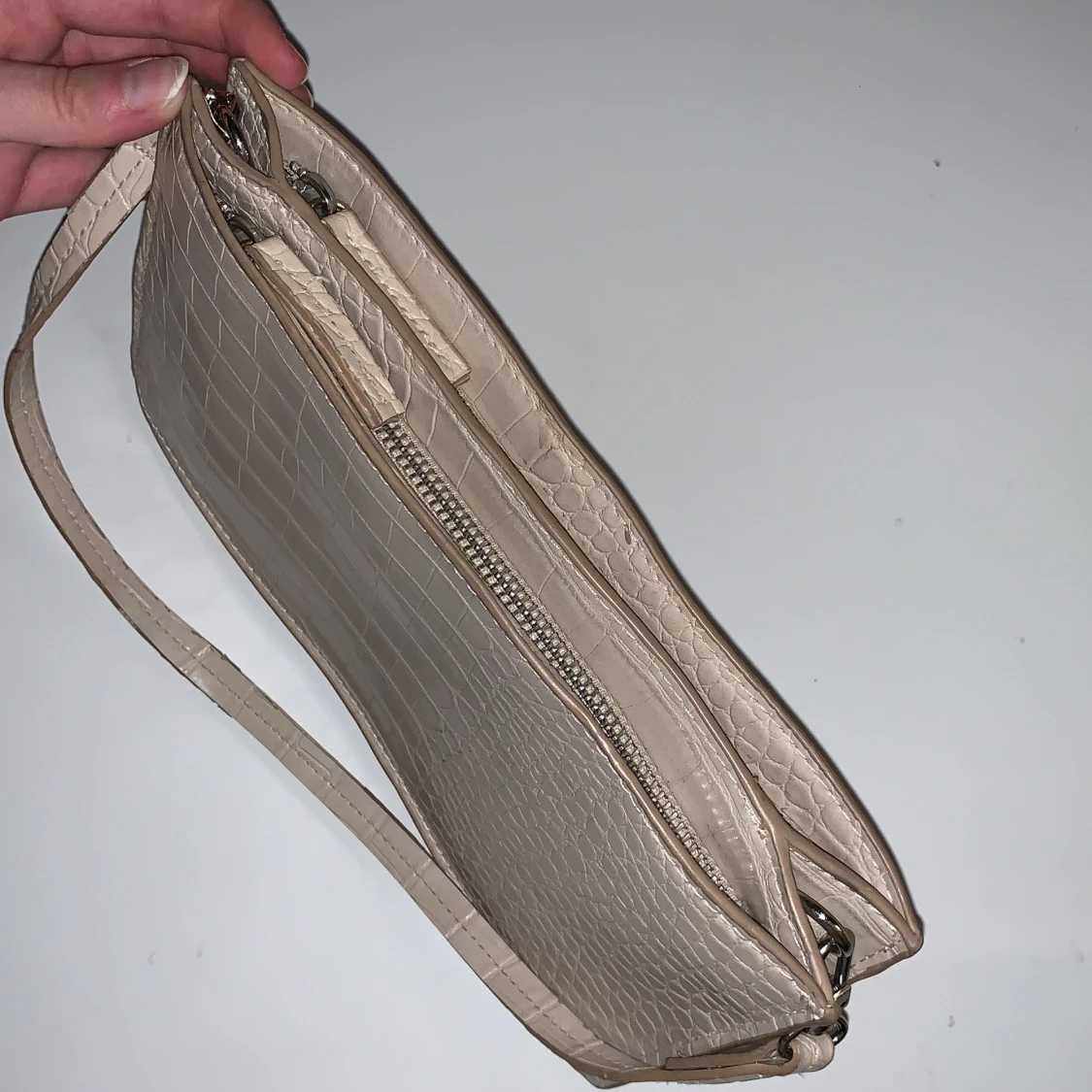 Beige handväska - 90