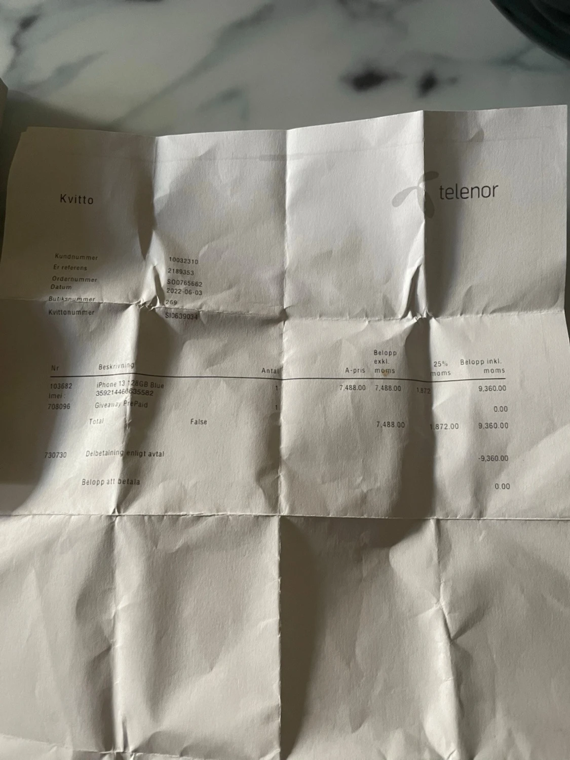 iPhone 13 128 GB – Blå - 2