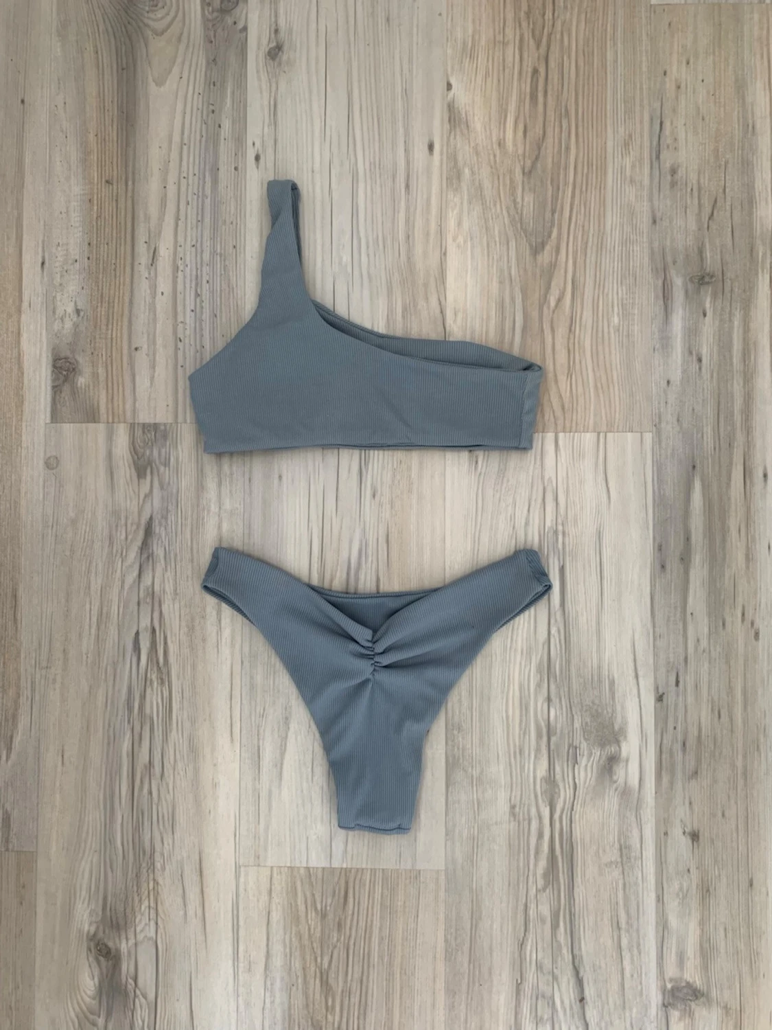 Blå/grå bikini - 1