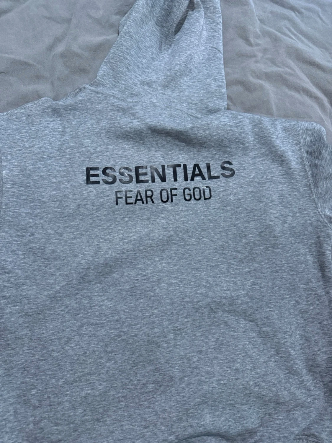 Grå Essentials Fear of God hoodie - 3