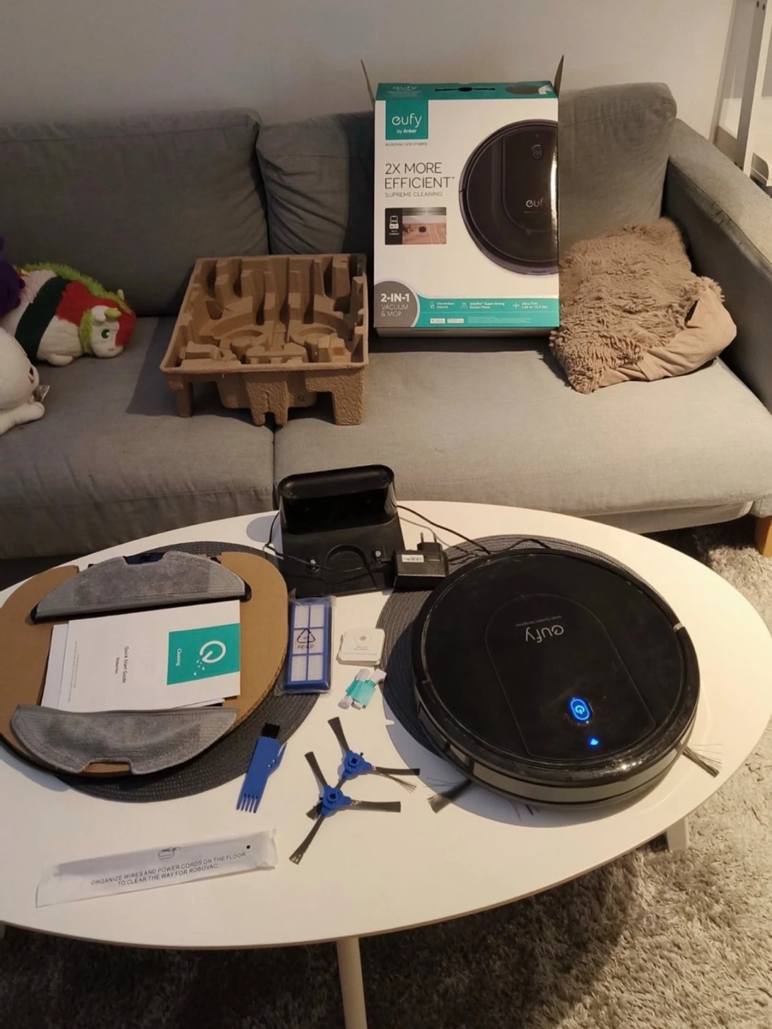 Eufy RoboVac G10 Hybrid robotdammsugare - 3