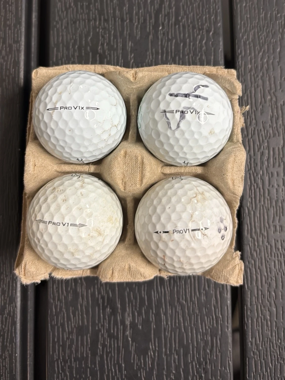 Titleist Pro V1 / Pro V1x – 4-pack (C-klass)