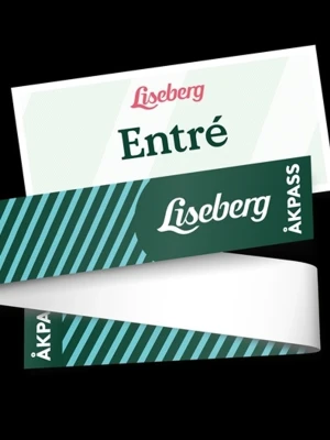 Liseberg entrébiljett och åkpass 6 st - Säljer 6 st lisebergsbiljetter, både entré och åkpass. Gäller från öppettiderna 12-20 på söndag 19 april 2026. När man köper så blir de genom swish, då det är qr-koder som jag ska skicka efter köpet. Hör av dig vid ytterligare frågor! 