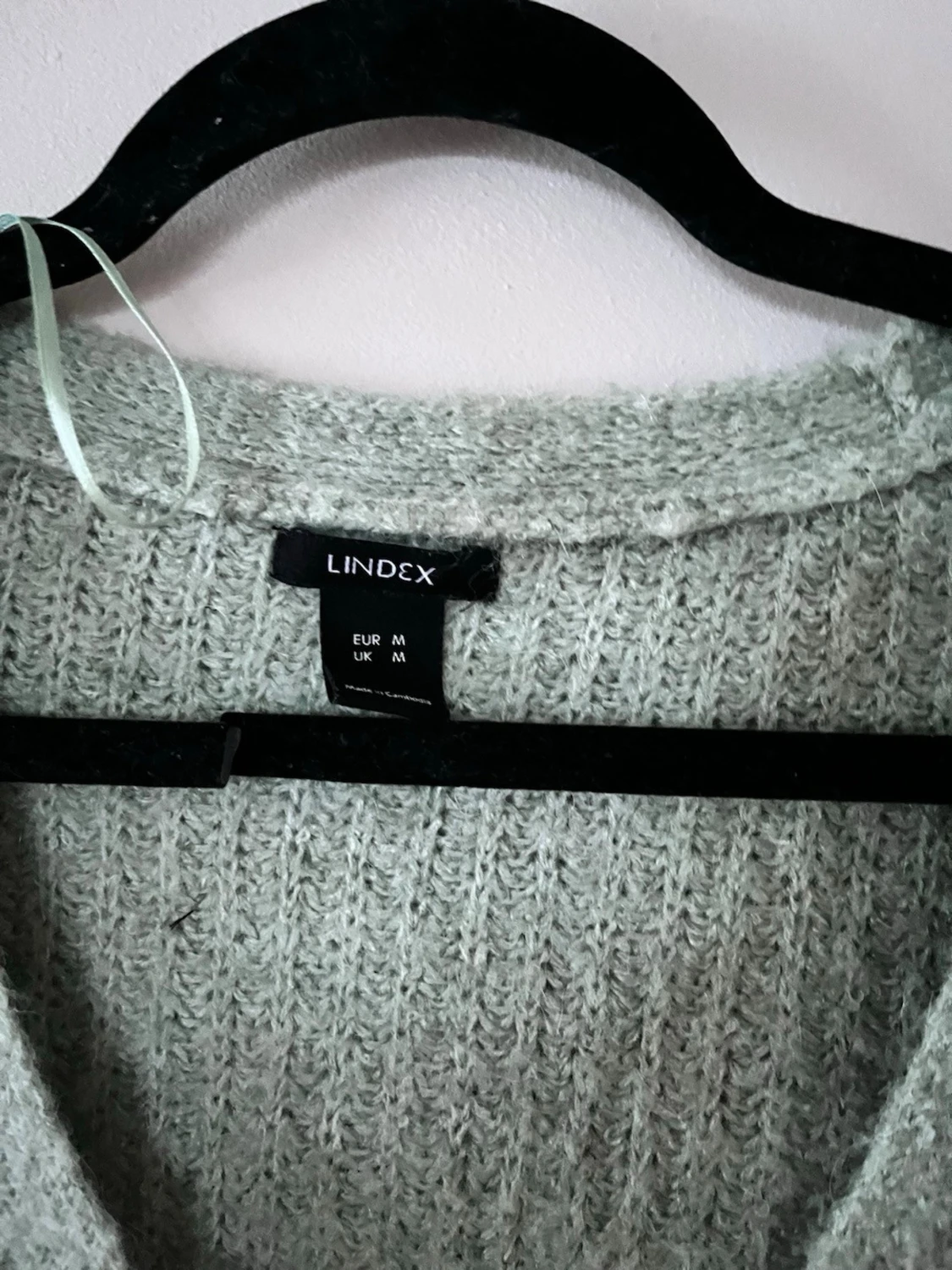 Grön stickad kofta  - 4