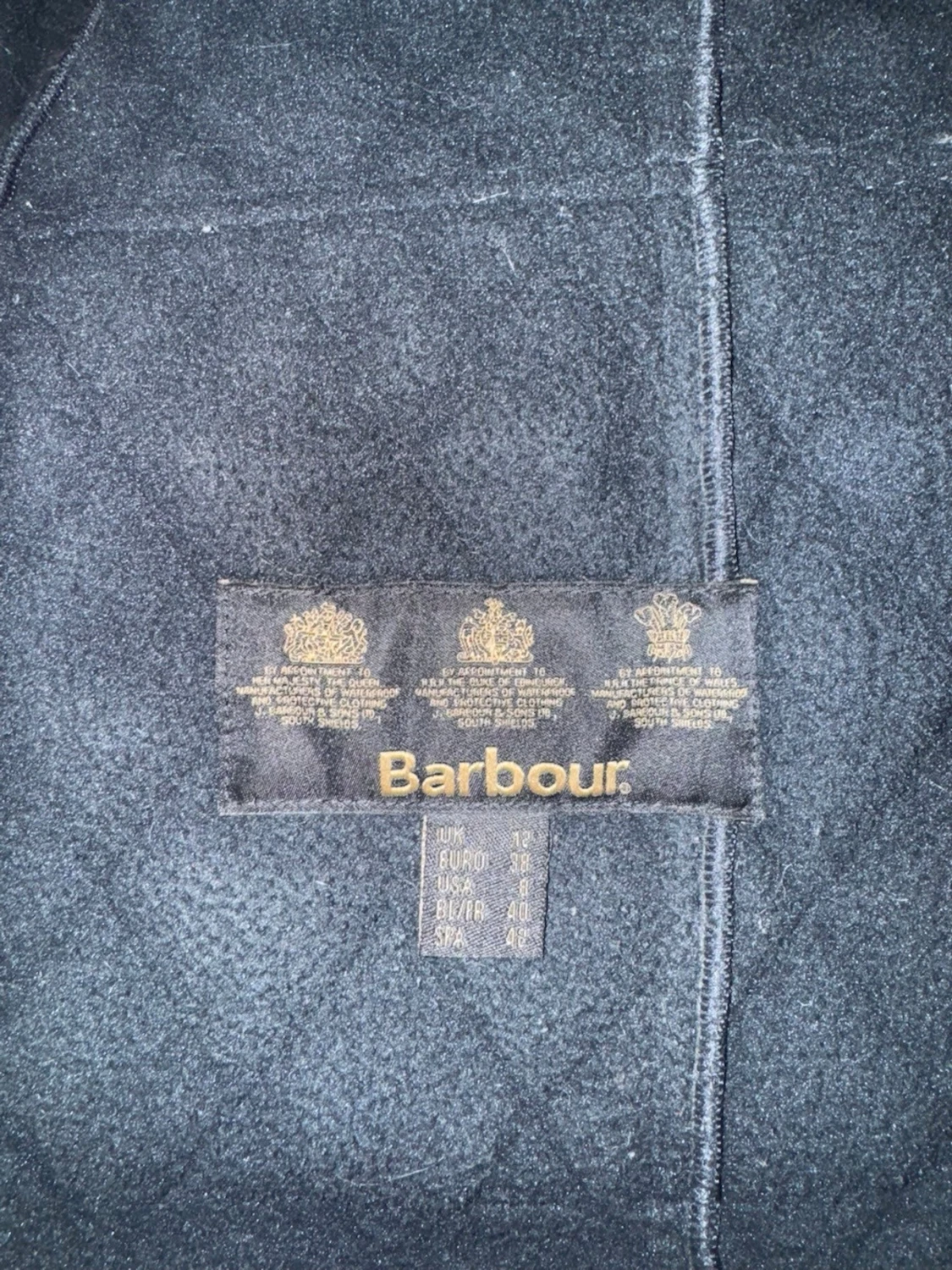 Svart quiltad rock från Barbour - 4