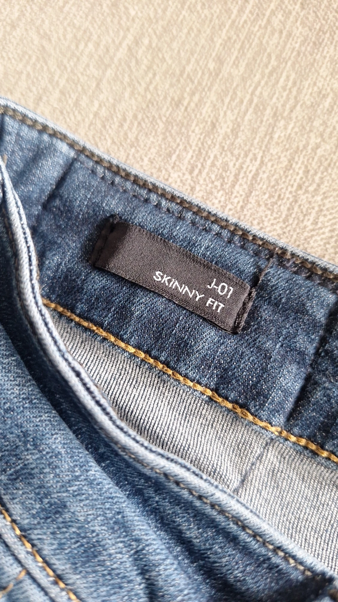 Blå skinny fit jeans från JUNK de LUXE W30 L32 - 4