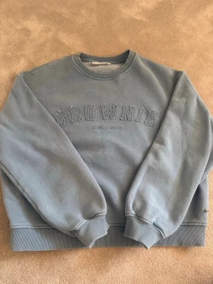 Blå sweatshirt från Brownie - Ljusblå tjocktröja från Brownie.