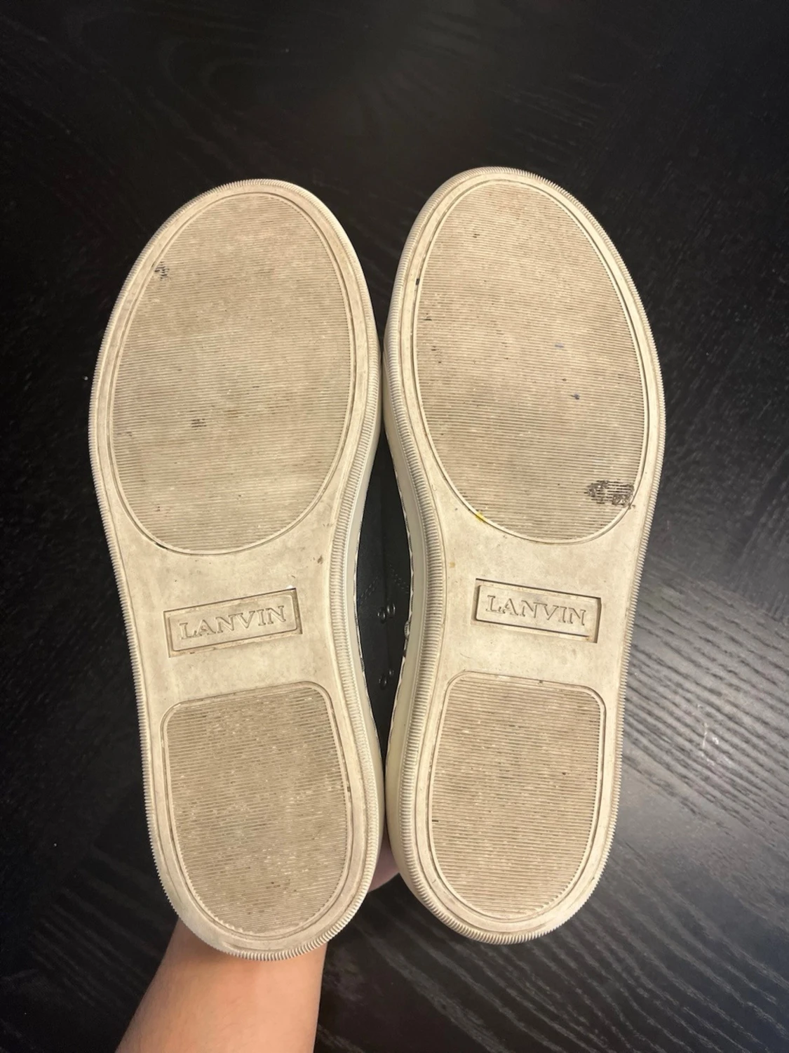 Mörkblåa lanvin skor  - 5