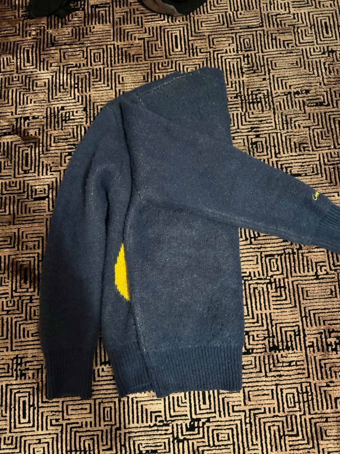 Mörkblå stickad tröja från corteiz - 2