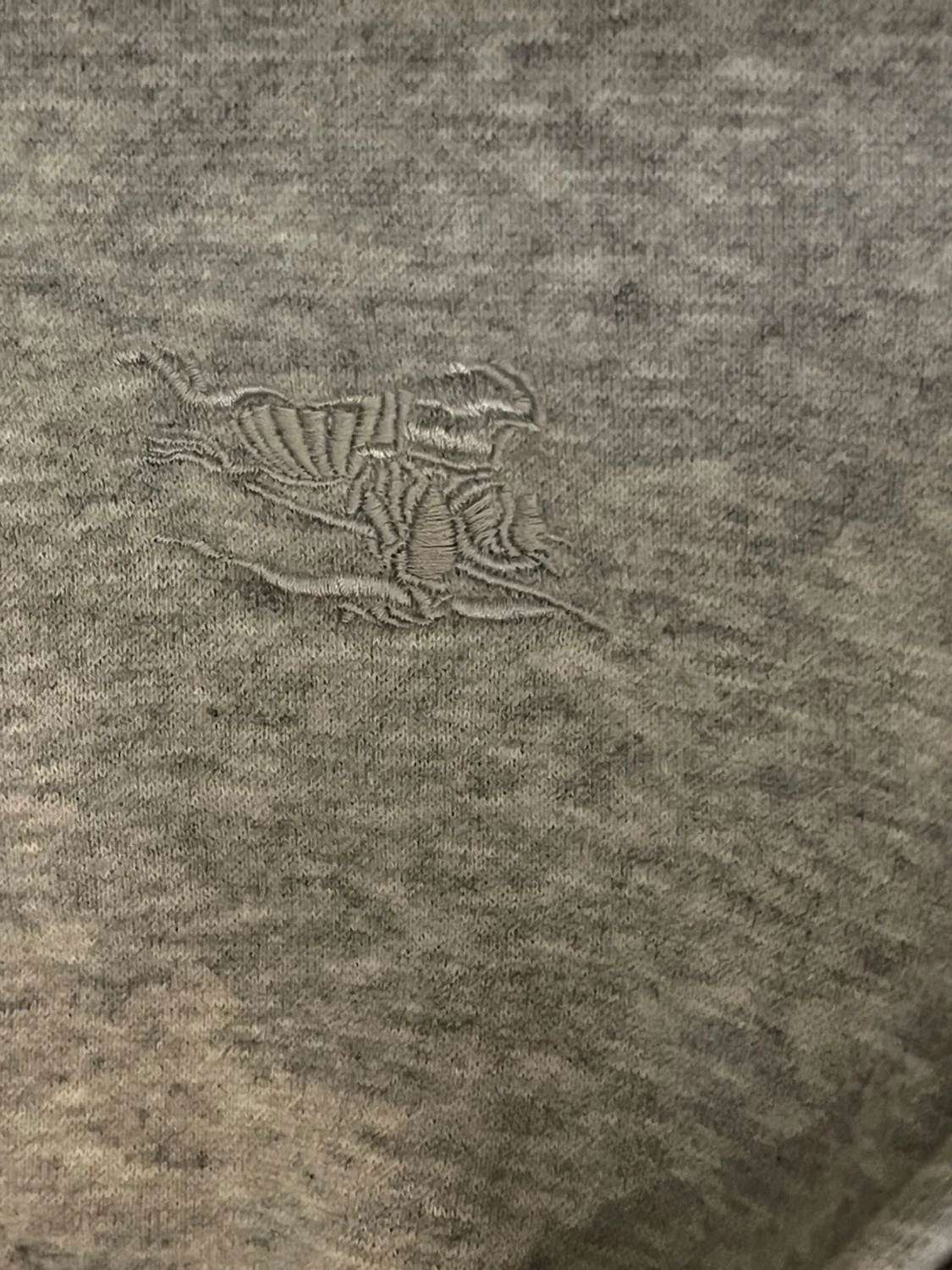 Grå zip hoodie från Burberry - 2