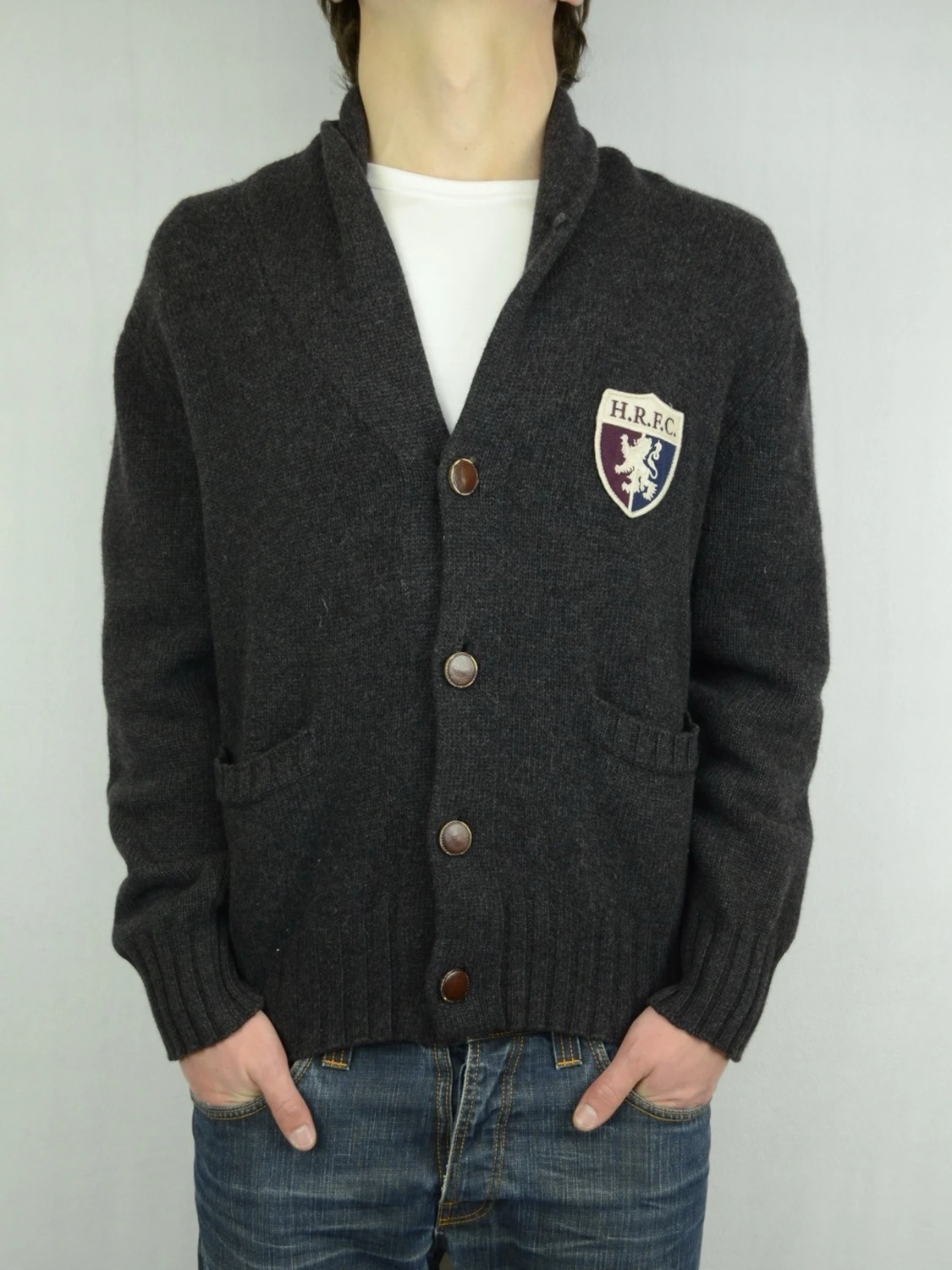 Hackett stickad cardigan 