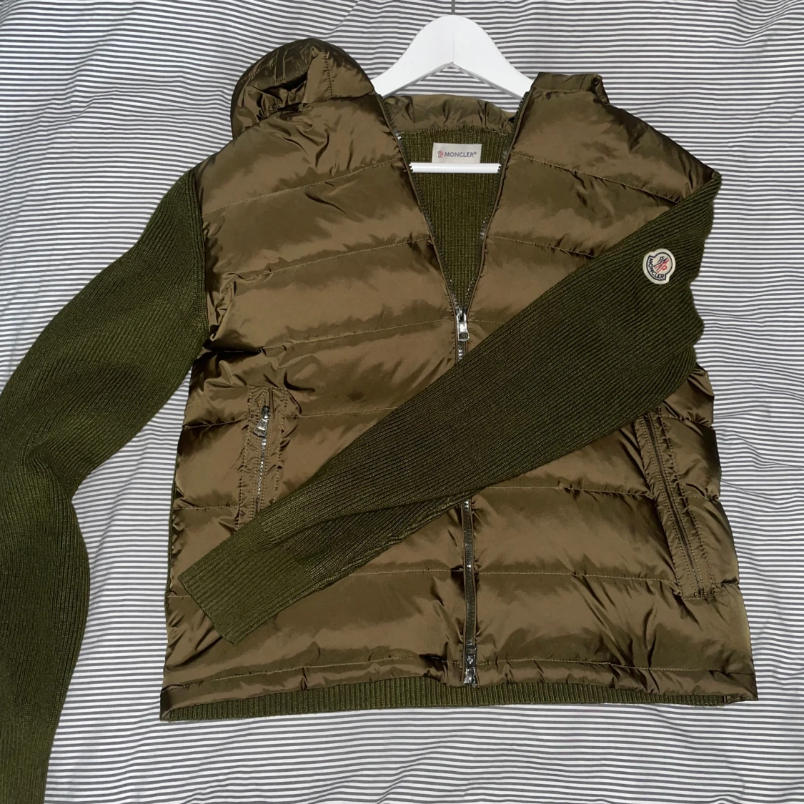 Grön moncler cardigan