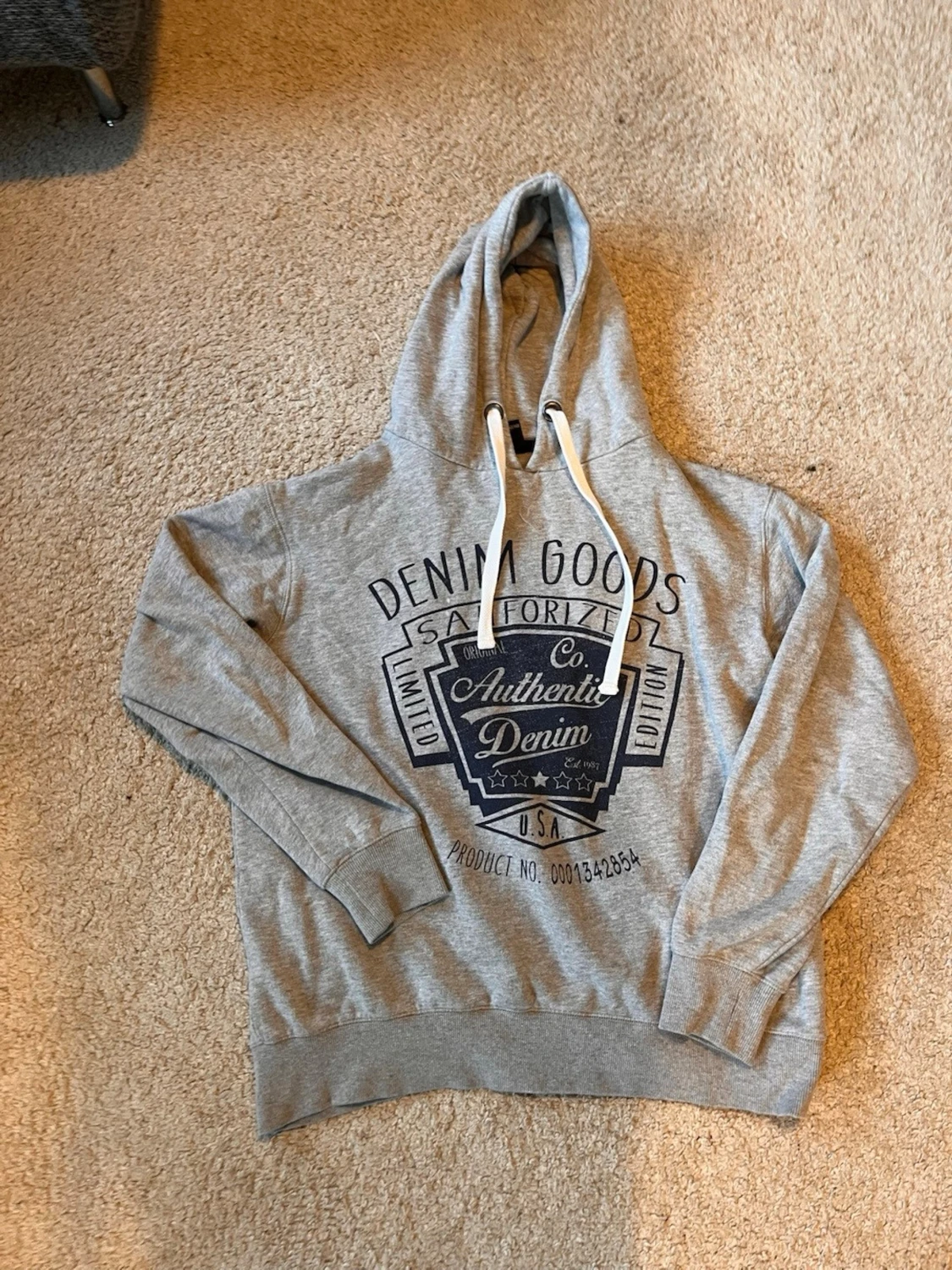 Grå hoodie Denim Goods - 1