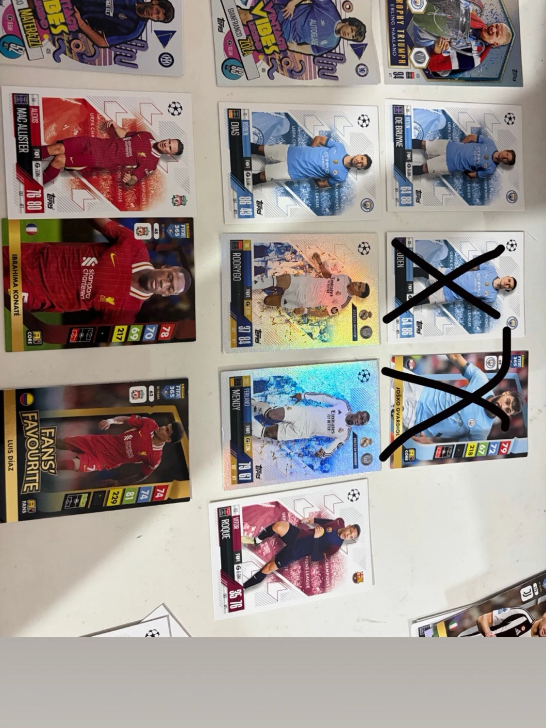 Samling fotbollskort match attax - 6