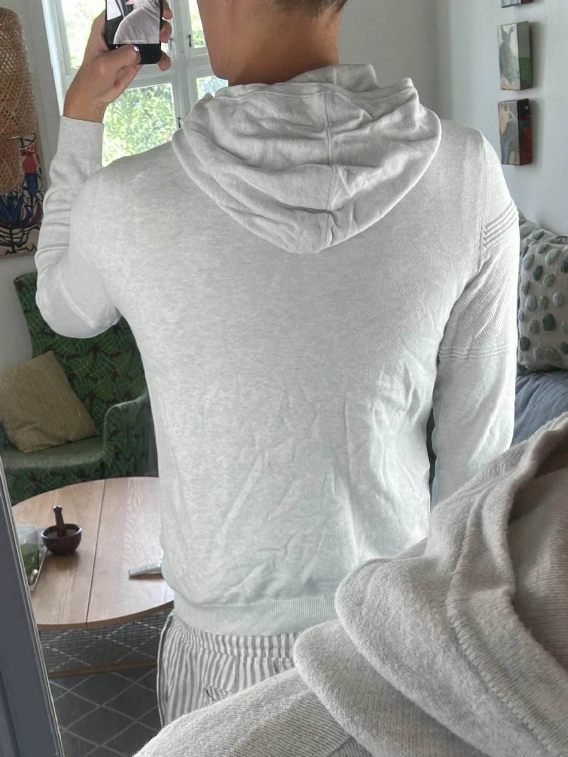 Hoodie Grå Unik  - 3
