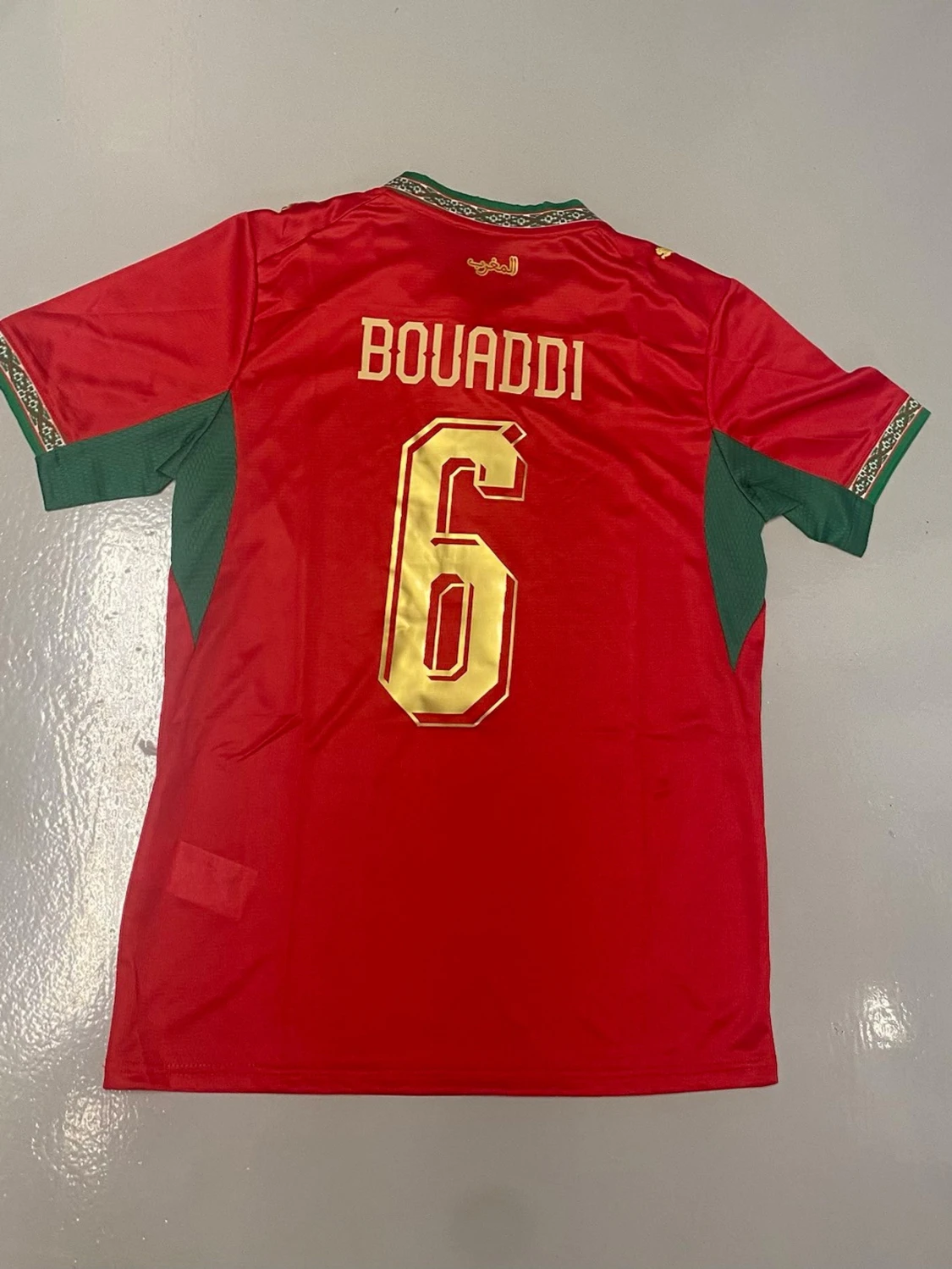 Bouaddi#6 marocko vm 2026 hemmaställ