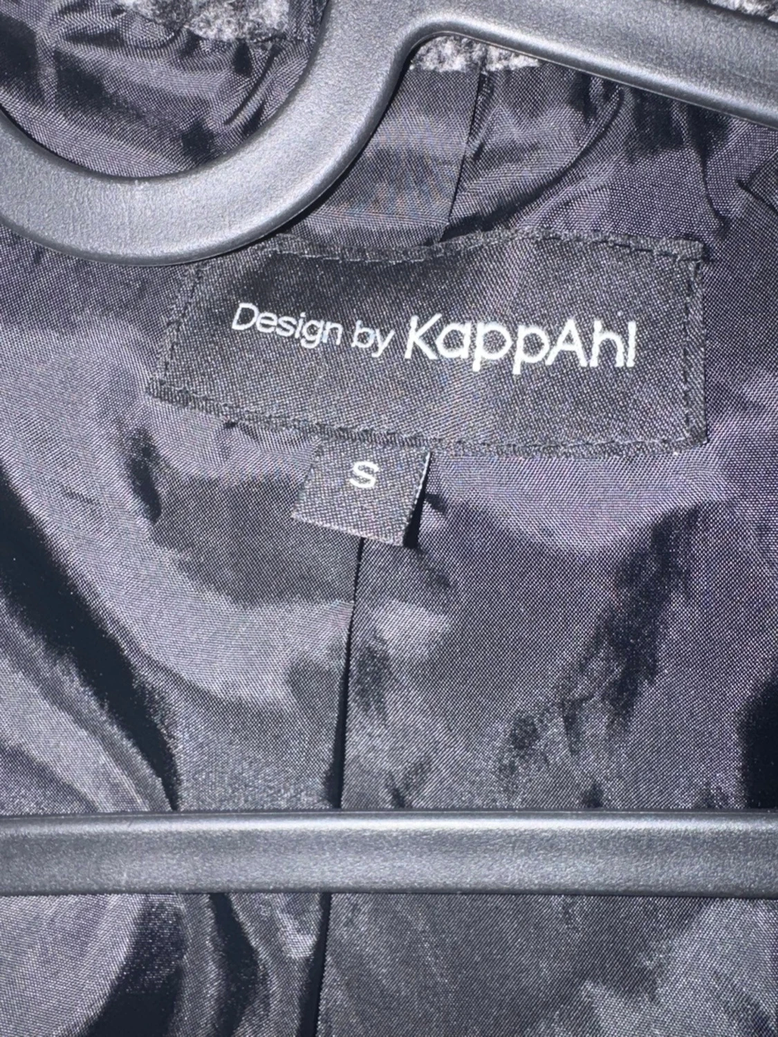 Grå rutig kappa från KappAhl - 1