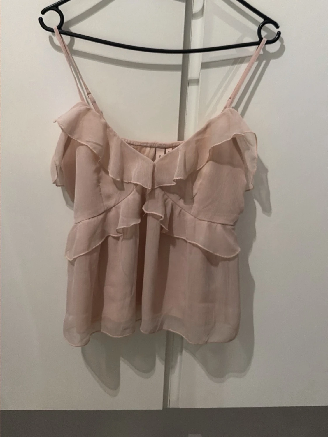 Ljusrosa volanglinne från Nelly