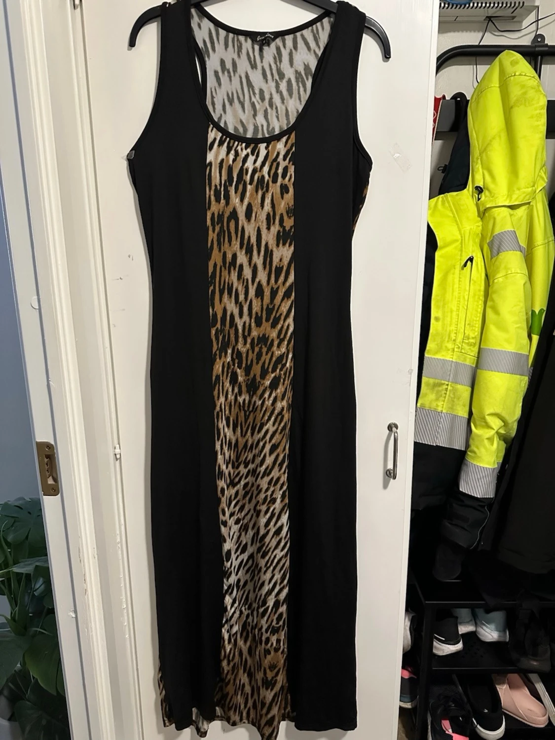 Leopardmönstrad långklänning Just Love strl: L