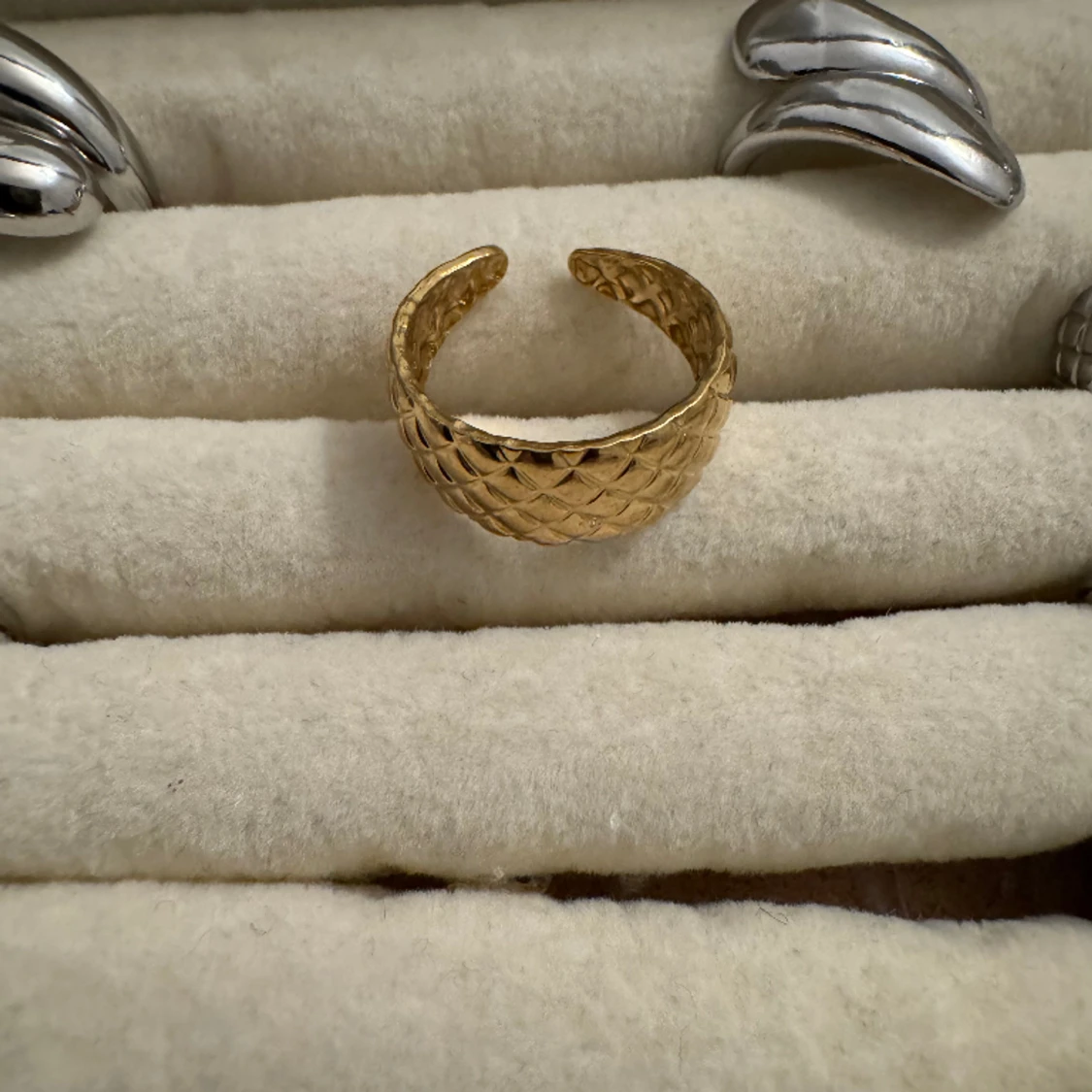 Rostfritt stål ring  - 90