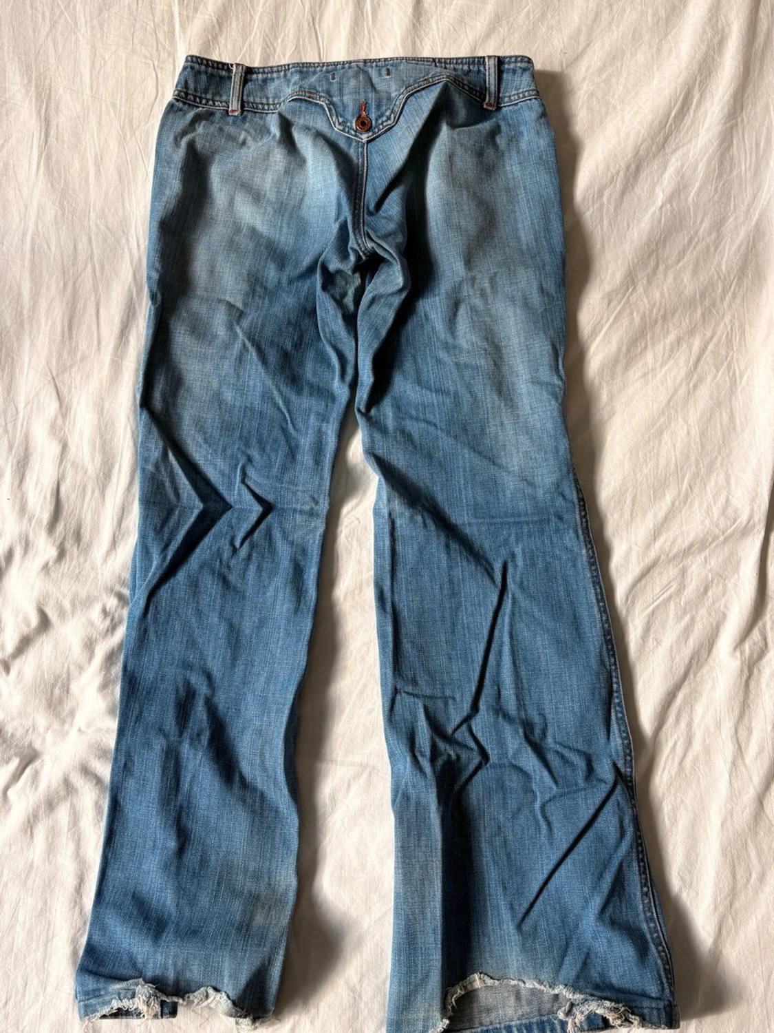 Blå bootcut jeans från Mavi - 2