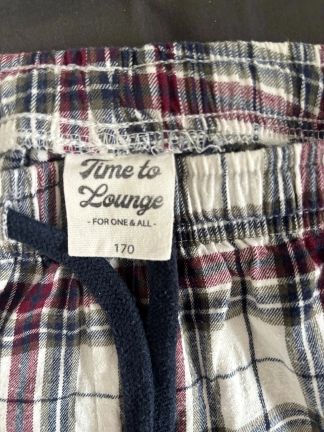 Rutiga pyjamasbyxor i bomull - 3