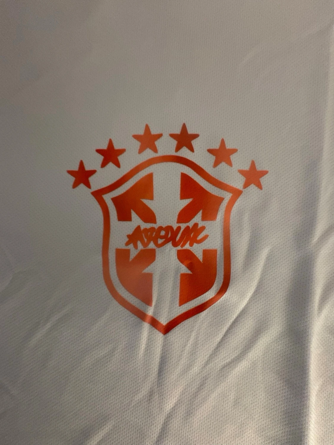 Vit t-shirt från Asedunk med tryck - 1