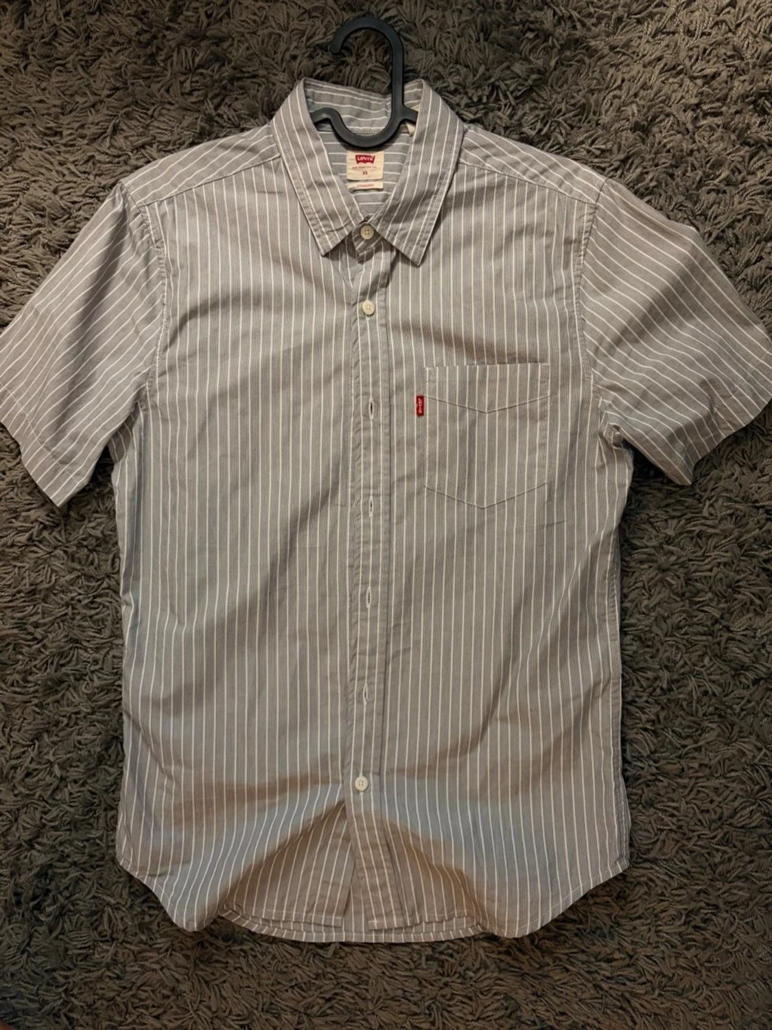 Randig kortärmad skjorta från Levi's