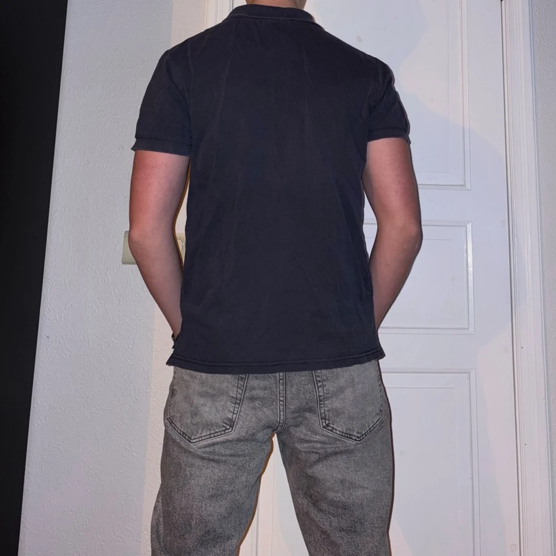 Mörkblå piké från Morris - 1