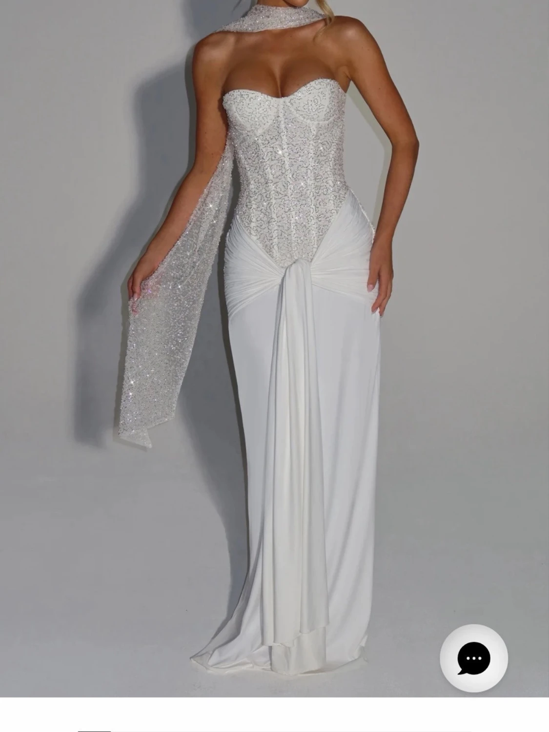 Babyboo CARINA MAXI DRESS - IVORY