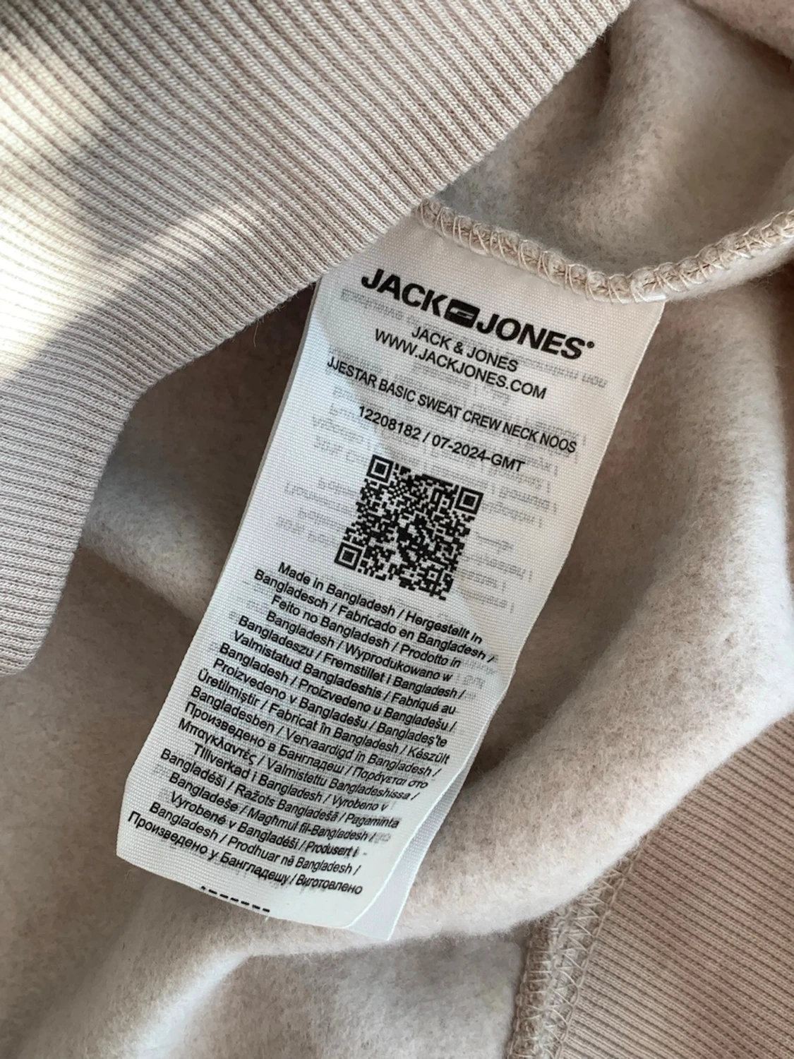 Beige sweatshirt från Jack & Jones - 2