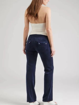 Mörkblå velourbyxor Juicy Couture - Säljer ett par mörkblå mjukisbyxor från Juicy Couture i mjuk velour. Byxorna har raka ben, dragsko i midjan och fickor både fram och bak med snygga detaljer. Perfekta för en chill och avslappnad stil, sååå sköna. Använda, men fortfarande i bra skick💙Därav säljer jag billigare. Nypris: 1200 kr! Köpta på Jackie i Stockholm💞💞Skriv för fler bilder. 