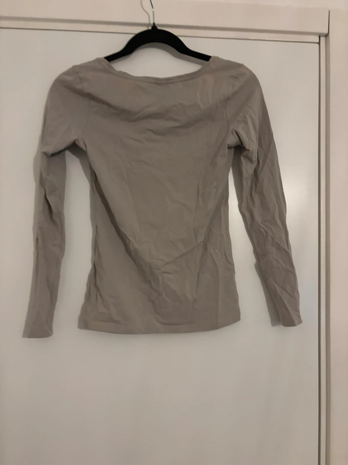 Beige långärmad topp från H&M - 1