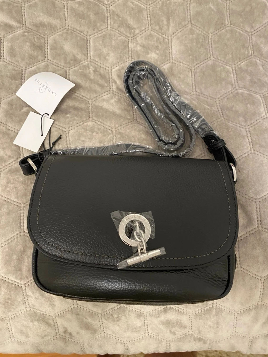 Svart axelväska från Lamarthe Paris - 1