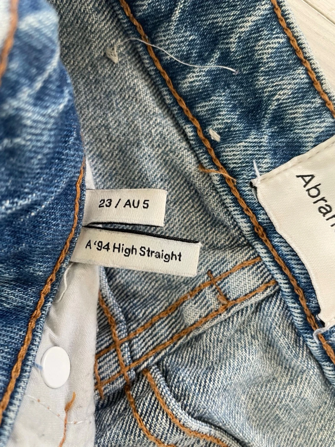Ljusblå Abrand jeans  - 2