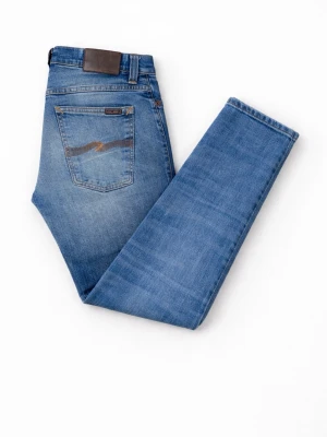 Nudie grim tim jeans - •8/10 skick - använt skick ✅ •Storlek - W32, L34📏 •Modell - GRIM TIM •Fraktar - inom 24h📦