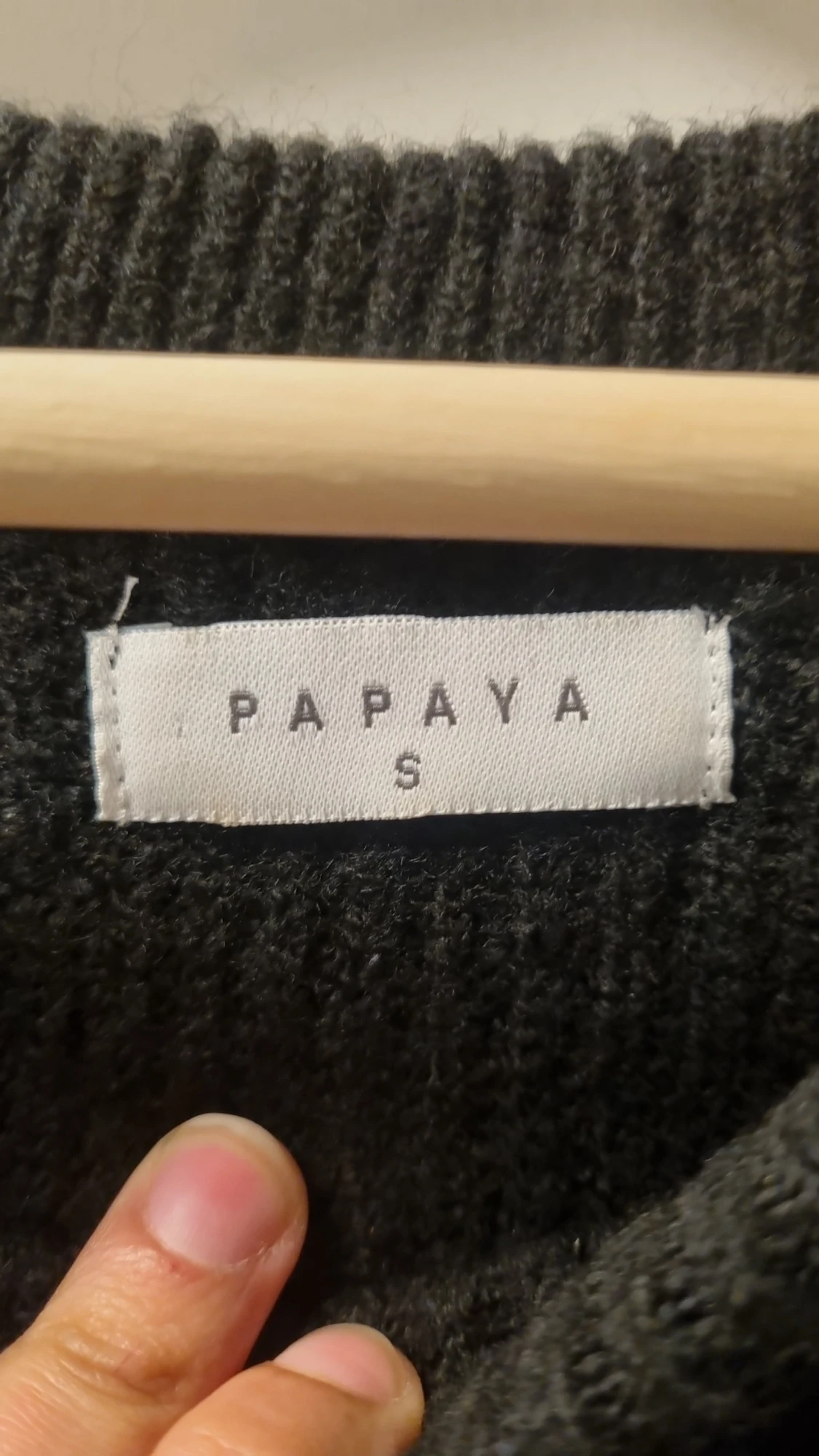 Randig stickad tröja från Papaya - 1