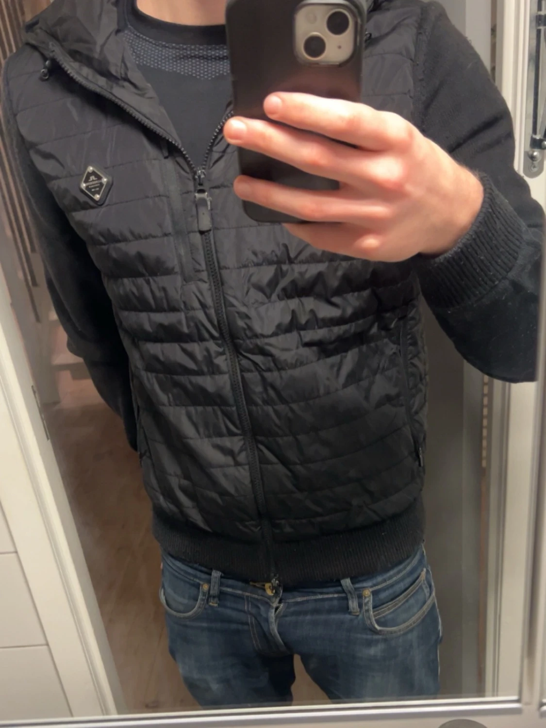 Svart J.Lindberg cardigan