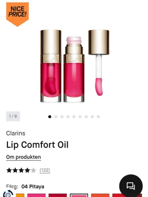 Clarins Lip Comfort Oil 04 Pitaya - Clarins Lip Comfort Oil i färgen 04 Pitaya. Helt ny och oöppnad, säljer då jag köpte fel färg🥰