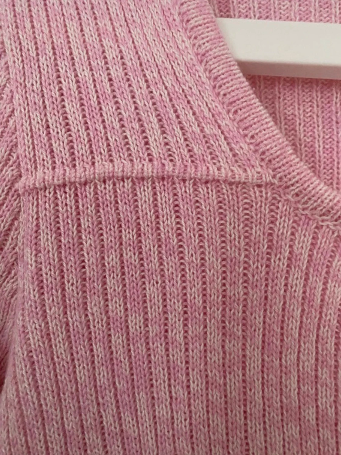 Rosa ribbad topp från Fransa - 3