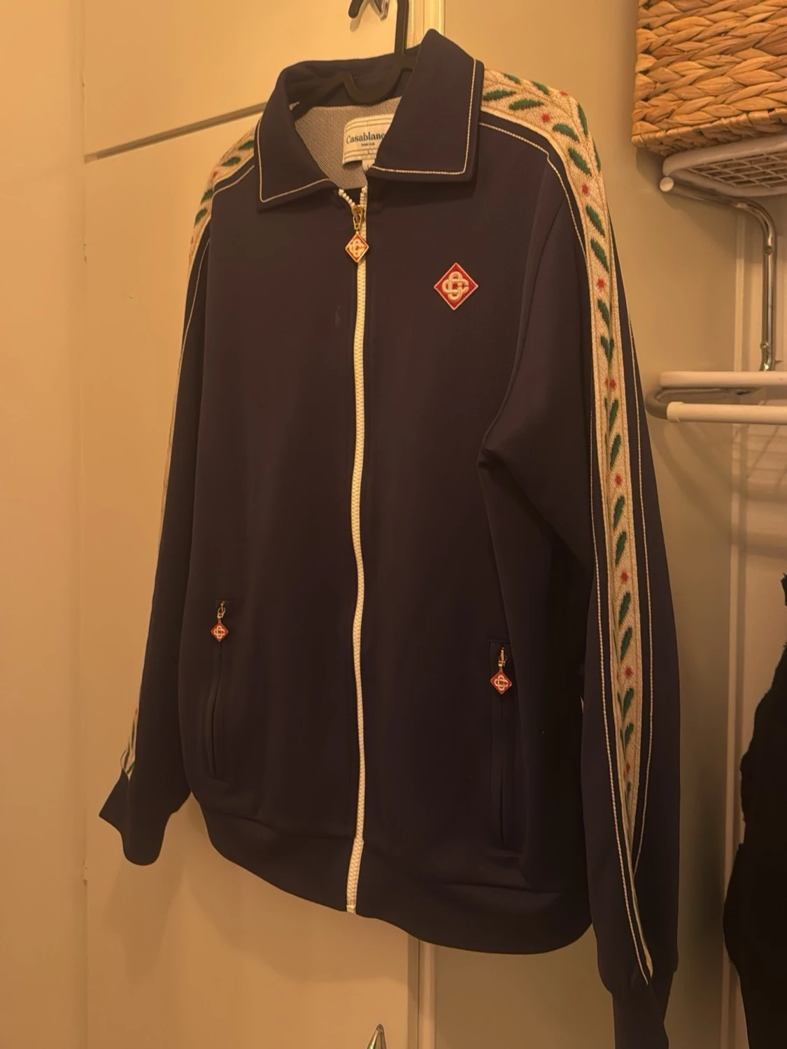 Blå ziptröja från Casablanca