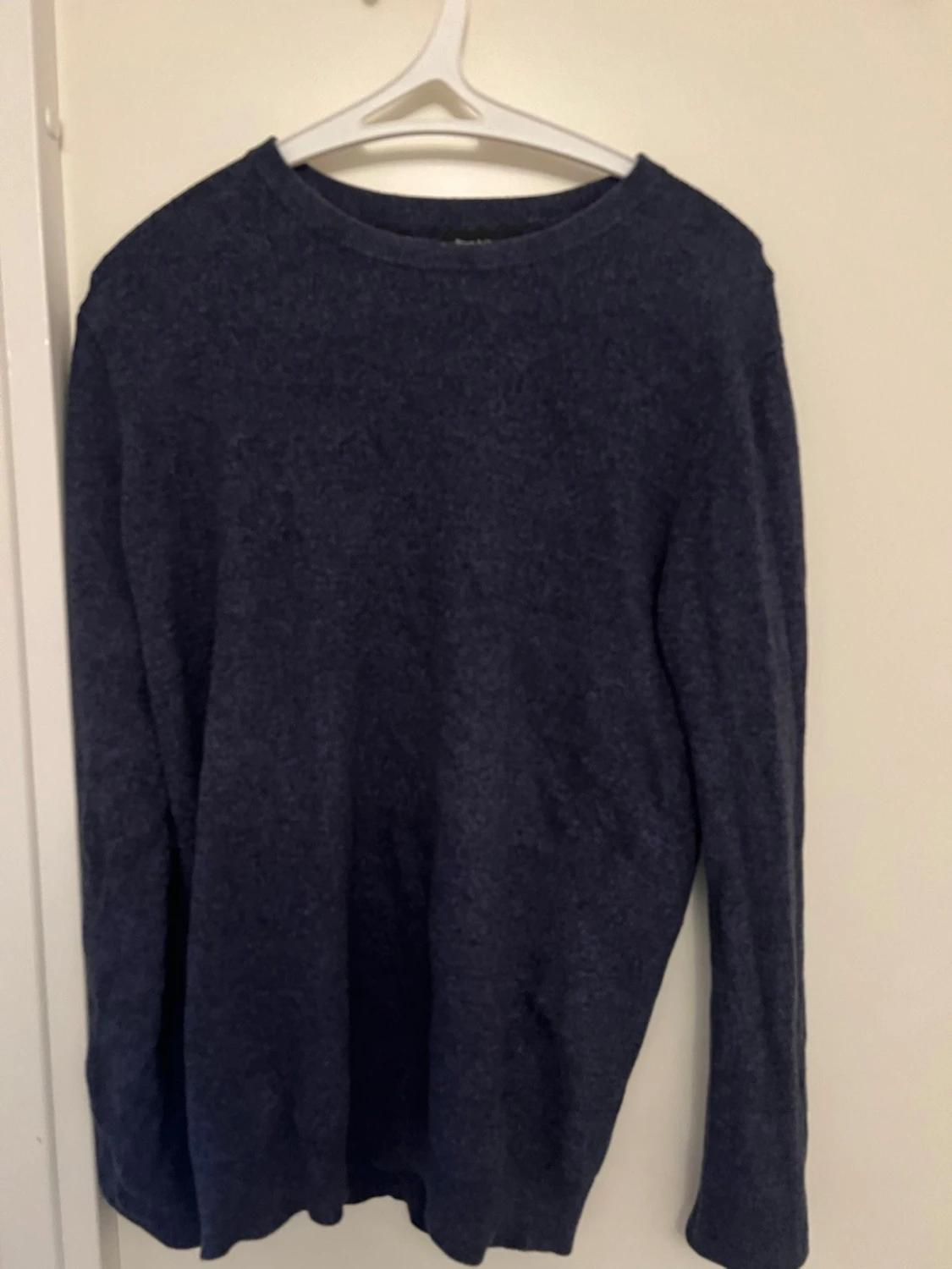 Mörkblå stickad tröja Bruun & Stengade