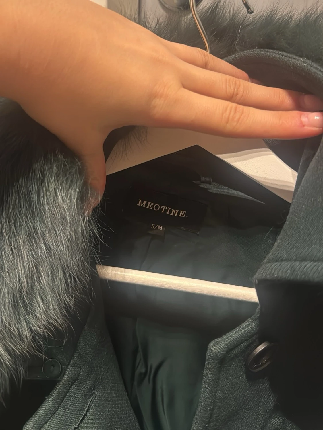 Mörkgrön Meotine kappa - 2